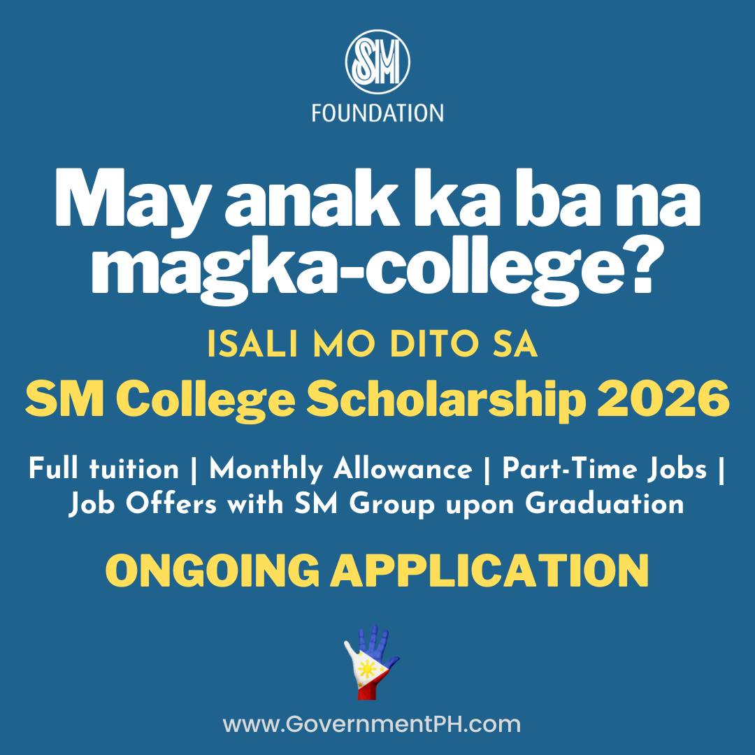 Scholarships PH - [ONGOING ONLINE APPLICATION] SM... | Facebook