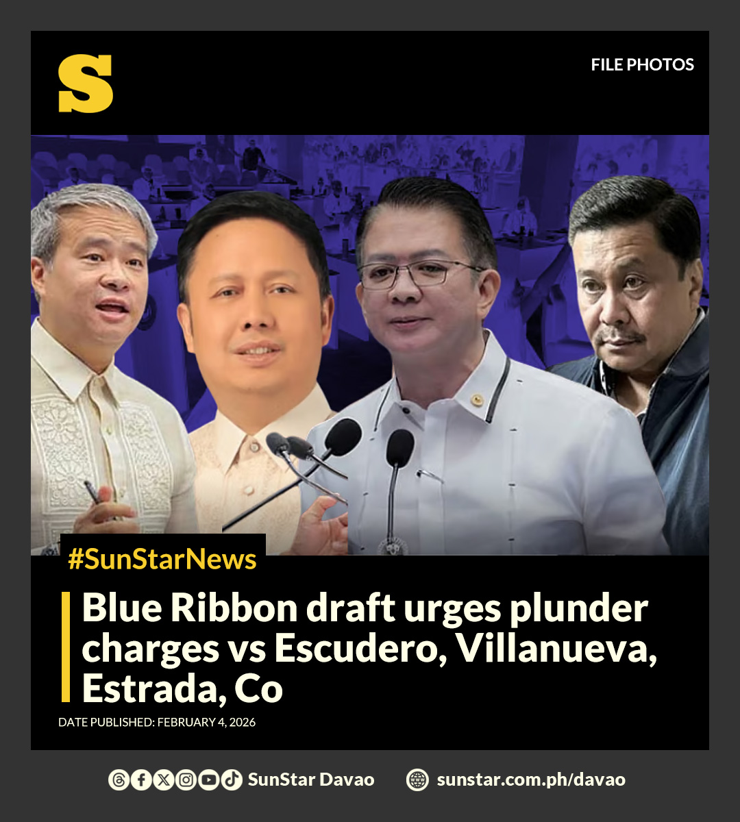SunStar Davao - A draft report from the Senate Blue Ribbon... | Facebook