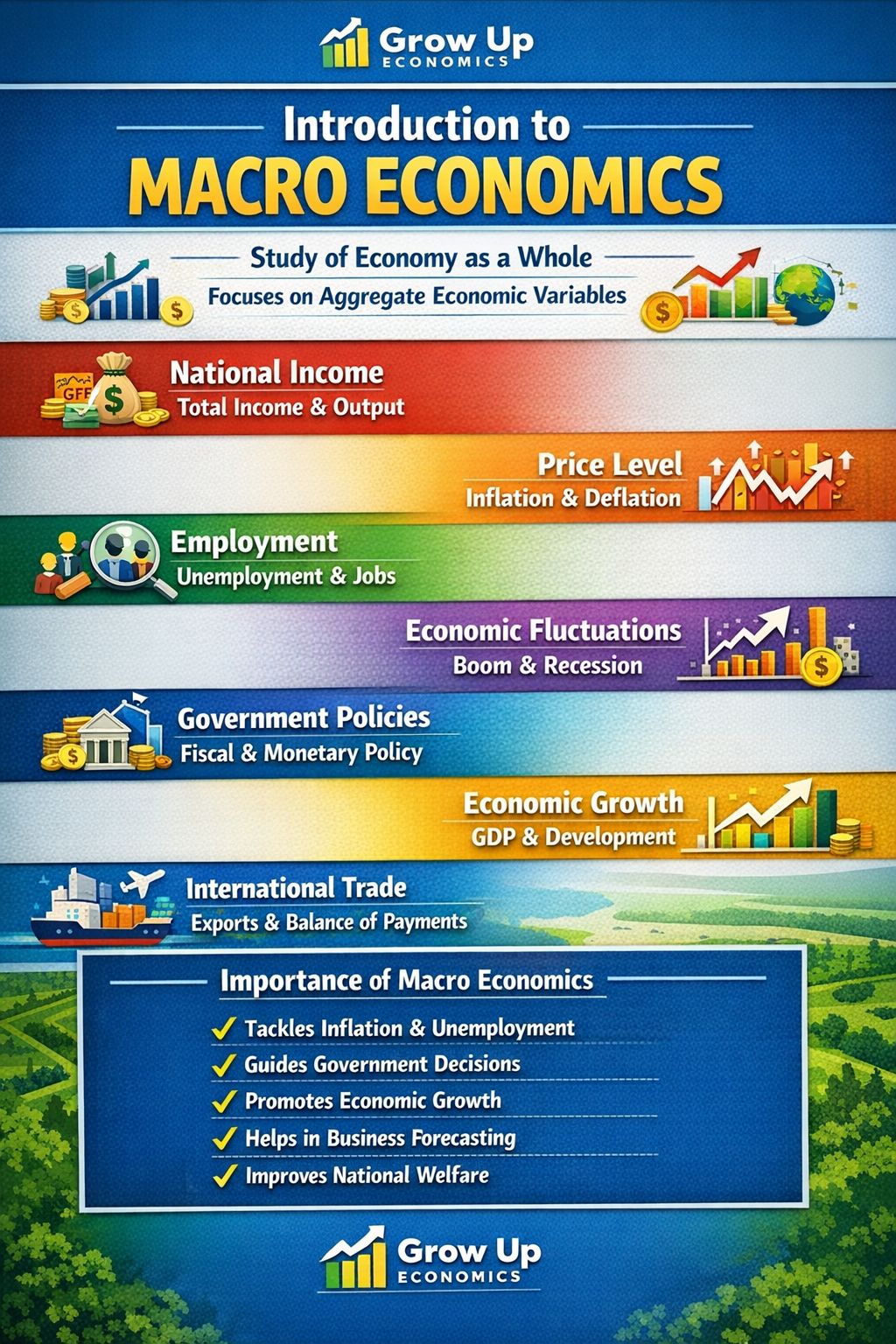 Grow - 📘 Introduction to Macro Economics 🌍 Meaning of Macro Economics ...