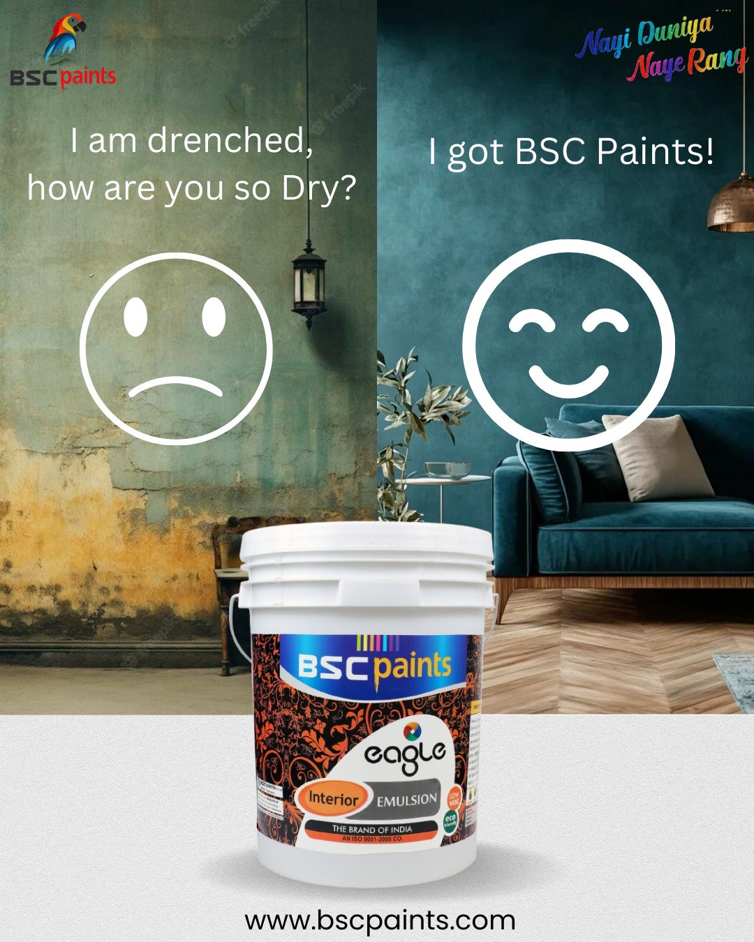BSC - 😞 One wall struggles. 😊 The other stays perfect. The difference ...