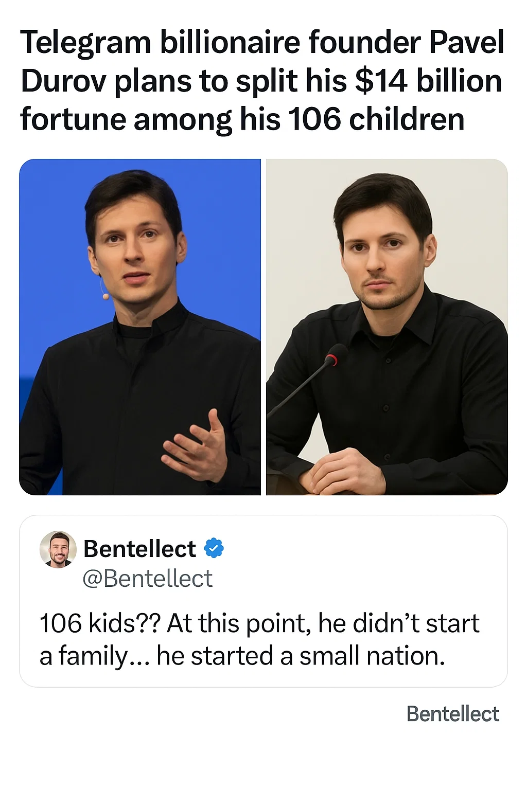 Bentellect - Bro didn’t build generational wealth — he... | Facebook