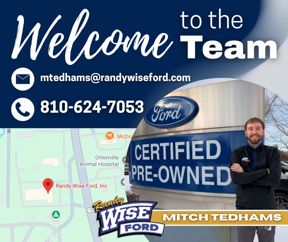 Randy Wise Ford - 🎉 WELCOME TO THE TEAM! 🎉 Please help us... | Facebook