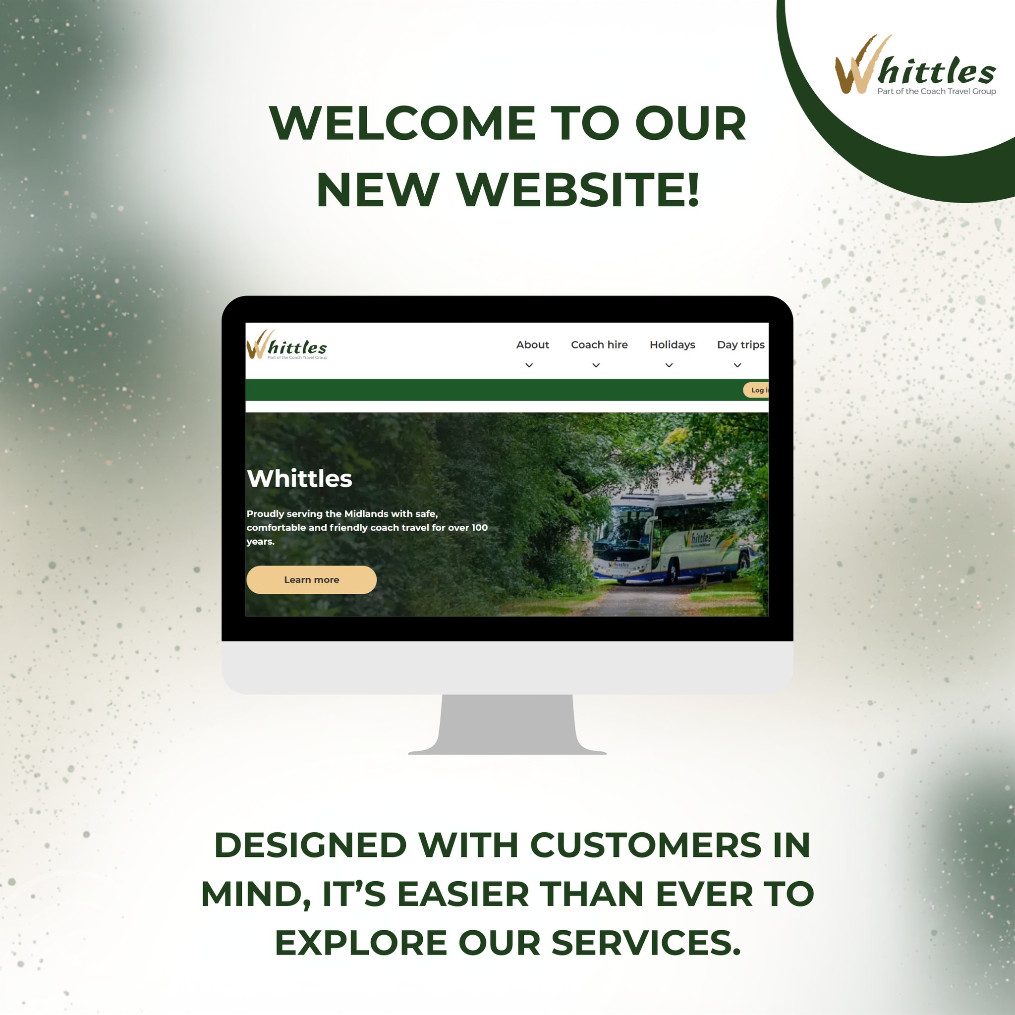 Whittles - We’ve got a fresh new look! 🚍 Whittles Coaches is excited to ...