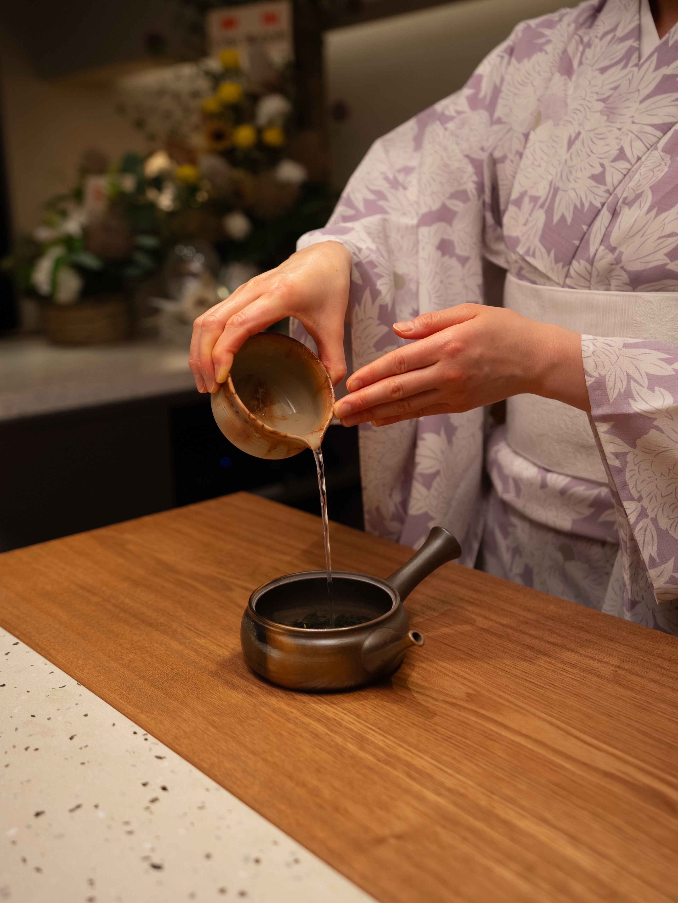 藤井 碧峰 - 『坐花酔月』(花に坐し月に酔う) . この課題難し過ぎて