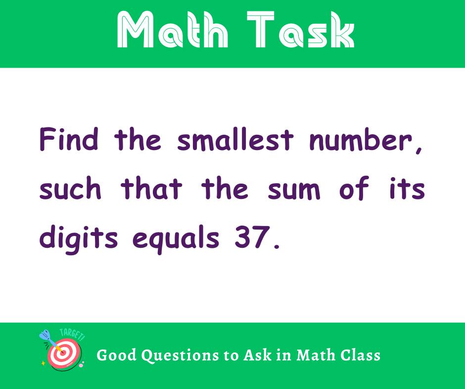 🧠 **Math Task: Think... - Good Questions to Ask in Math Class | Facebook