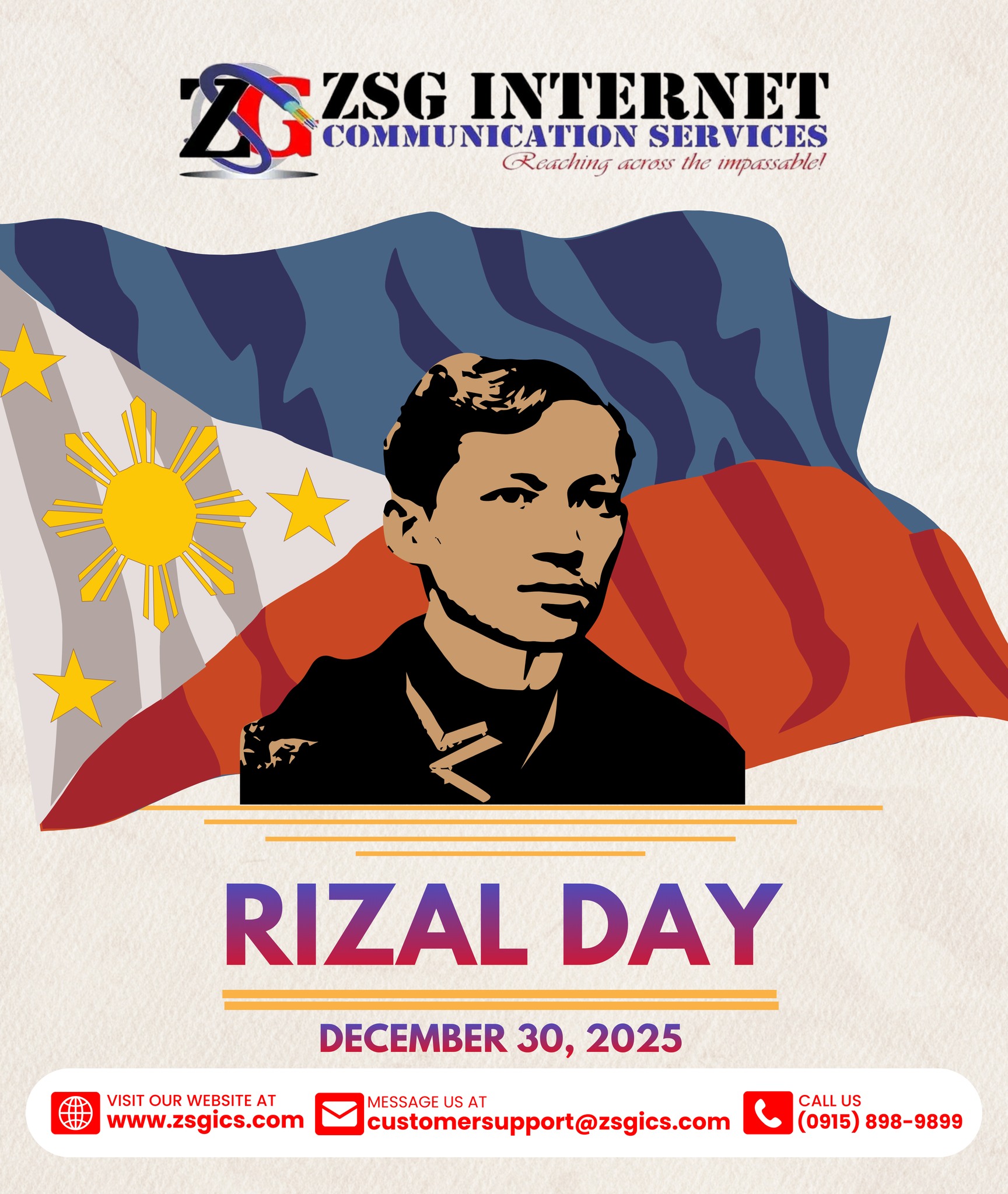 On Rizal Day,... - ZSG Internet Communication Services - Main | Facebook