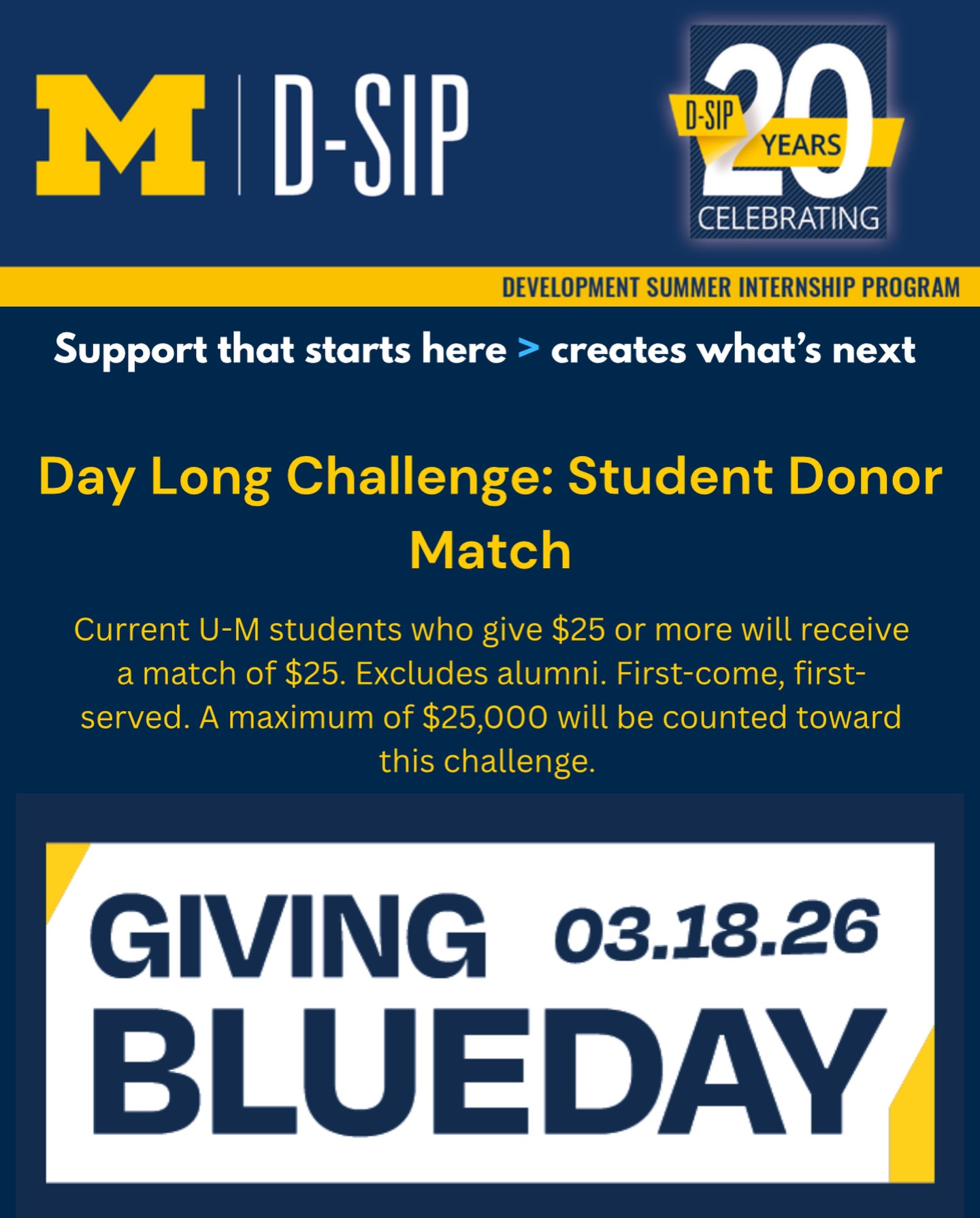 Development Summer Internship Program (@UMDSIP) • Facebook