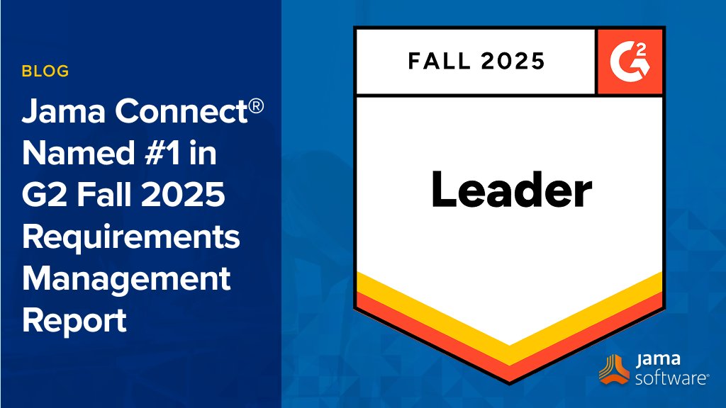 Jama - We are proud to announce that Jama Connect® has been named the ...