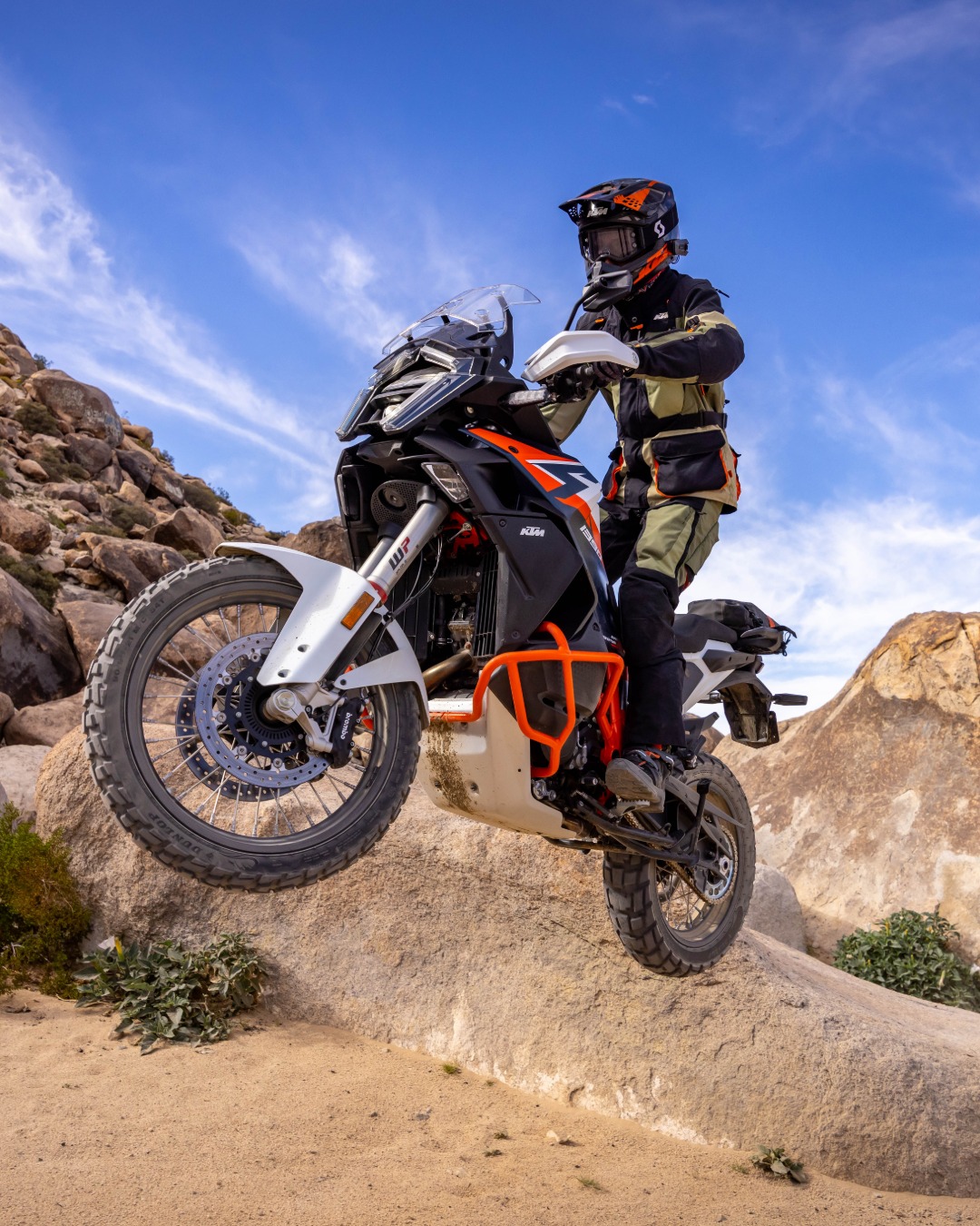 The KTM 1390 SUPER ADVENTURE R is engineered to cross the wildest