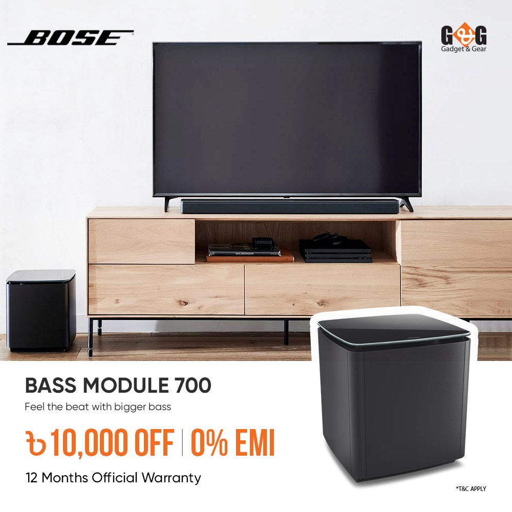 Bring cinema-level bass to your space. Bose Bass Module 700 adds