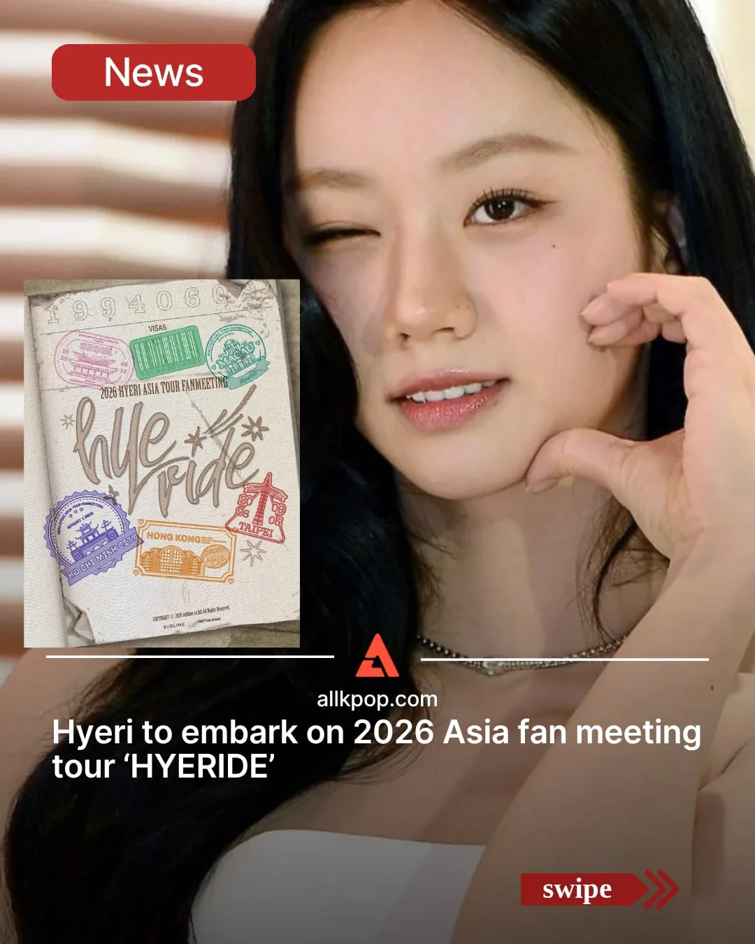 ✨ Get ready to ride with Hyeri! ✨ She's officially hitting the