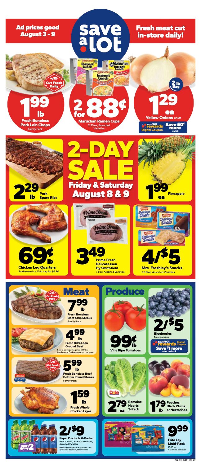 Here are the week's sales! Now through Friday.