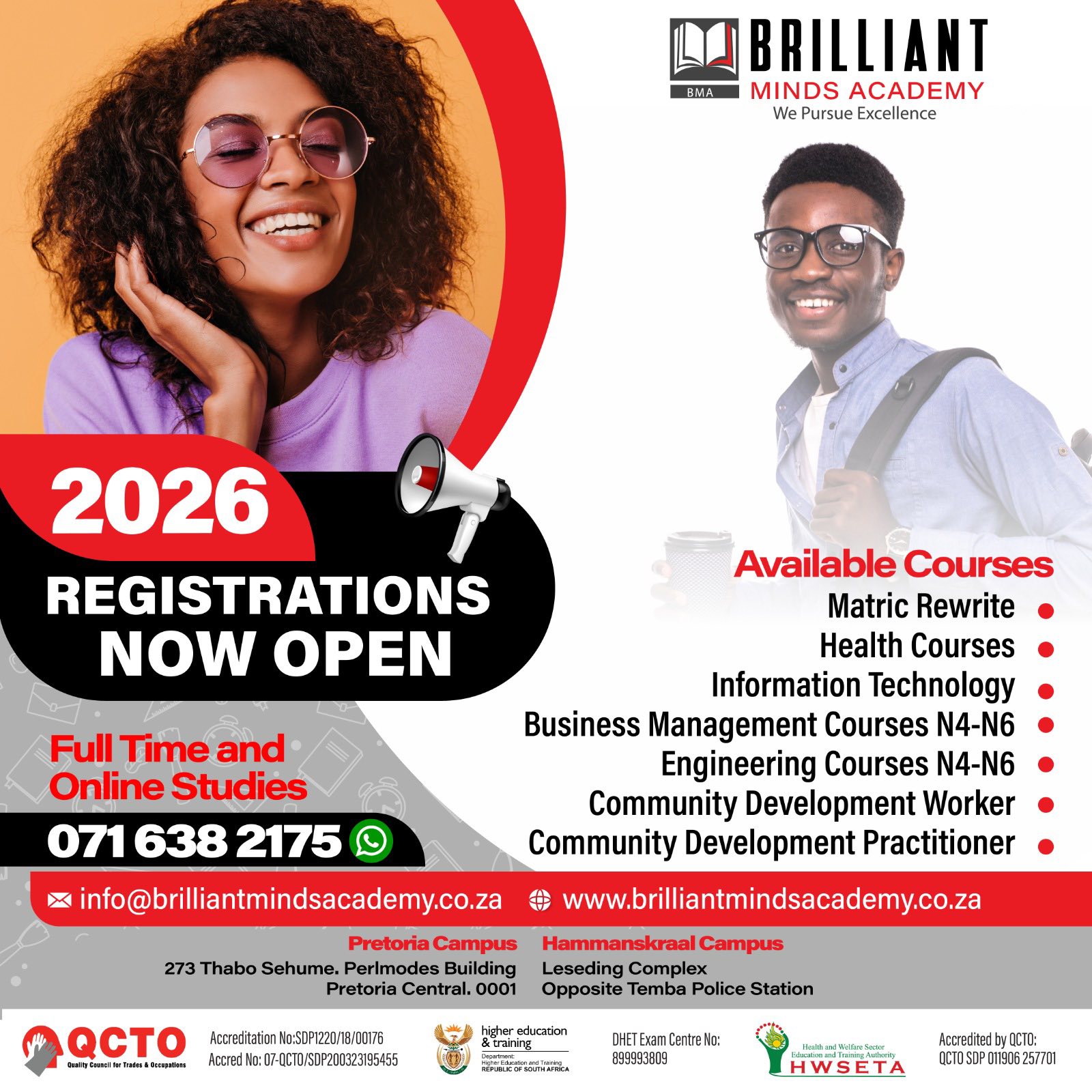 Brilliant - Online and walk-in Applications for admission in 2026 are ...