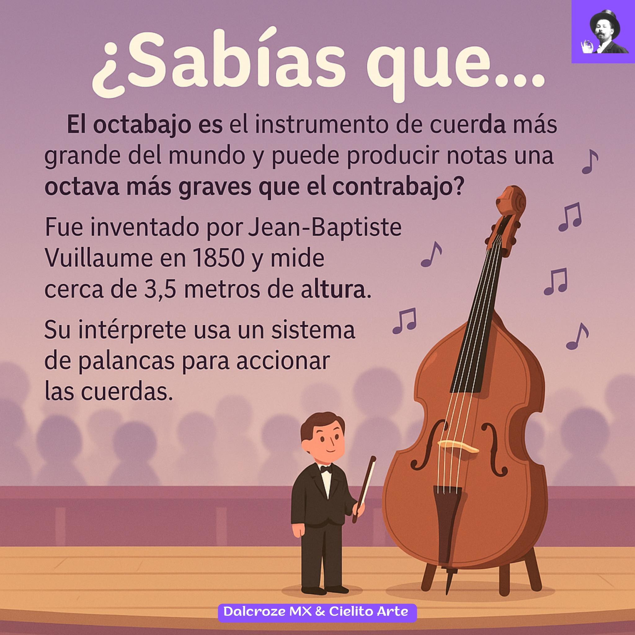 🎶 El octabajo es una joya... - Dalcroze Mx & Cielito Arte | Facebook