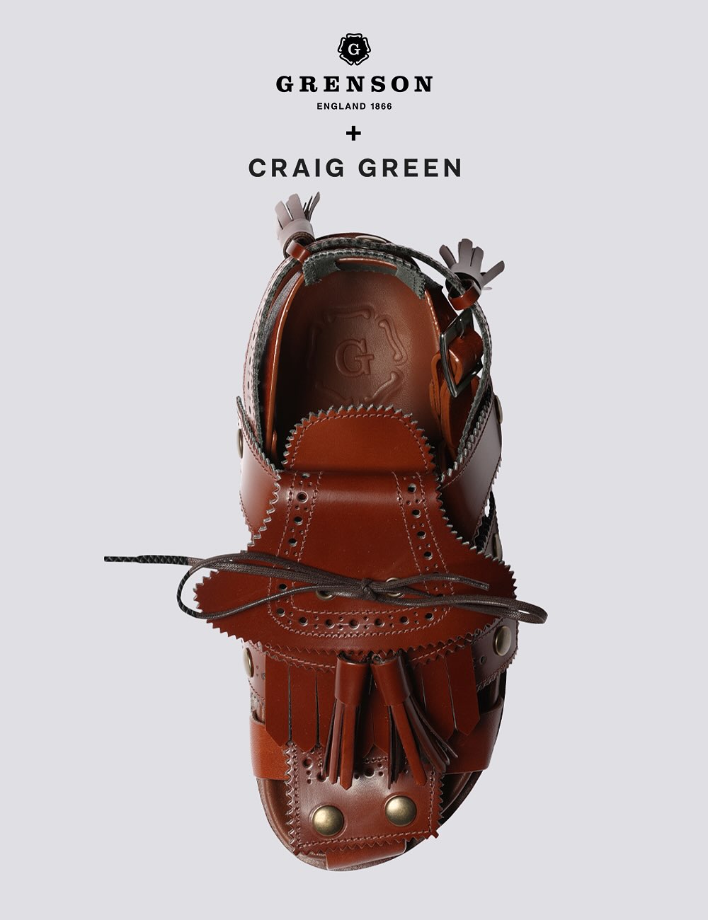 あ*ん様 CRAIG GREEN × GRENSON タッセル サンダル ブラウ craig__green + Grenson SS26 now available online and in our Lambs