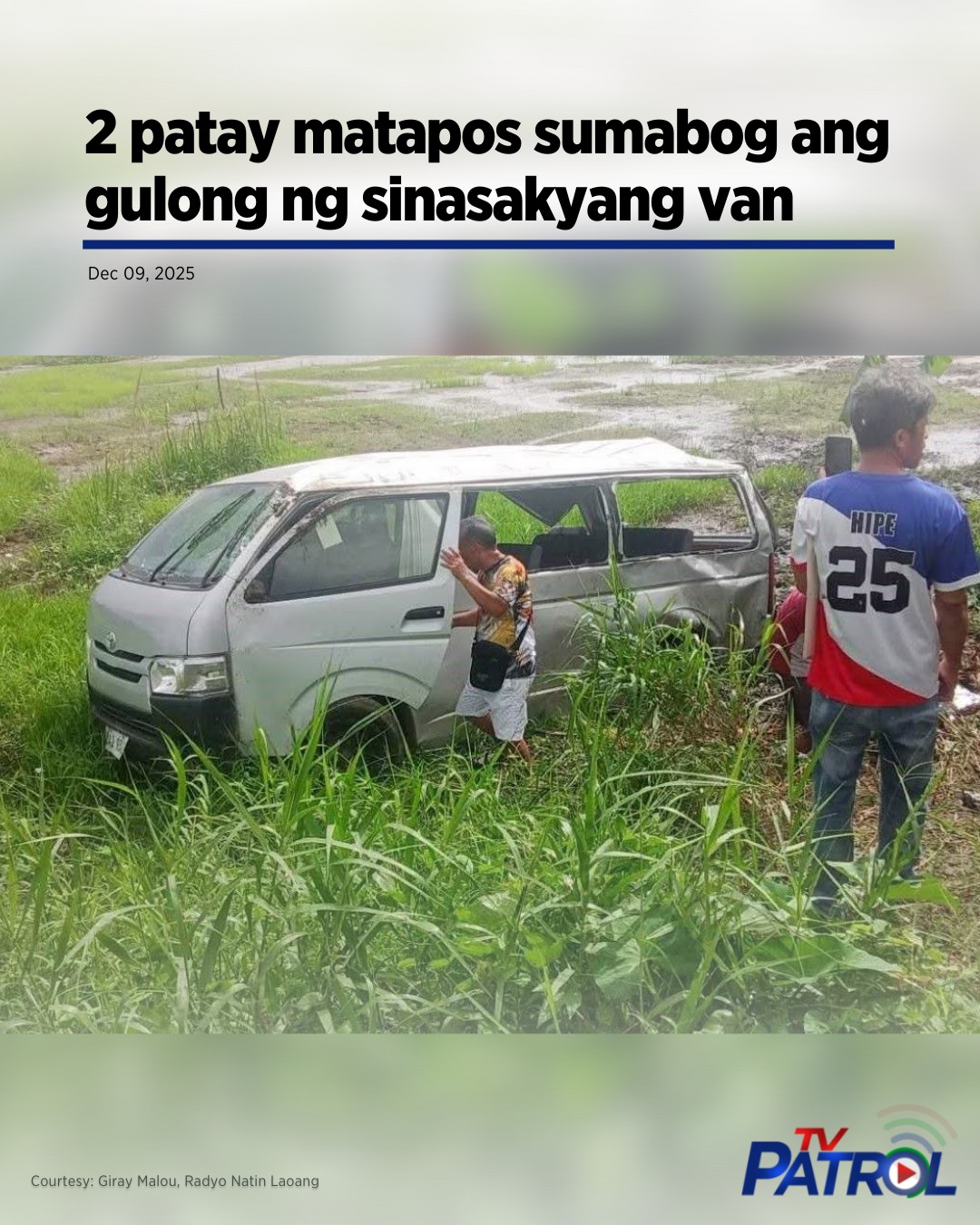 ABS-CBN - Dalawa ang patay habang sugatan ang isa matapos sumabog ang ...