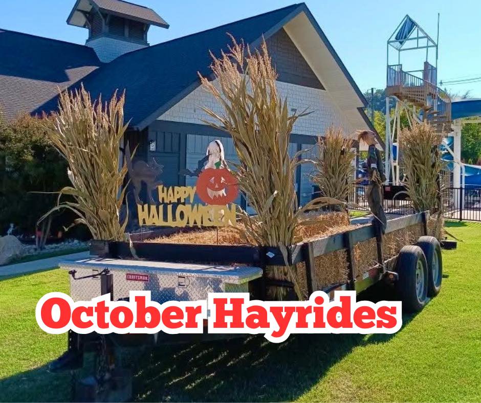 The Smoky - October Hayrides are really special at Pigeon Forge RV ...