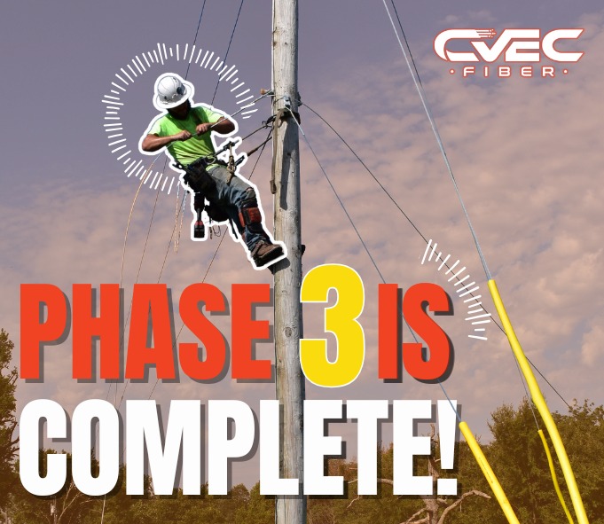 CVEC Fiber - 🚀 Phase 3 Complete! CVEC Fiber has... | Facebook