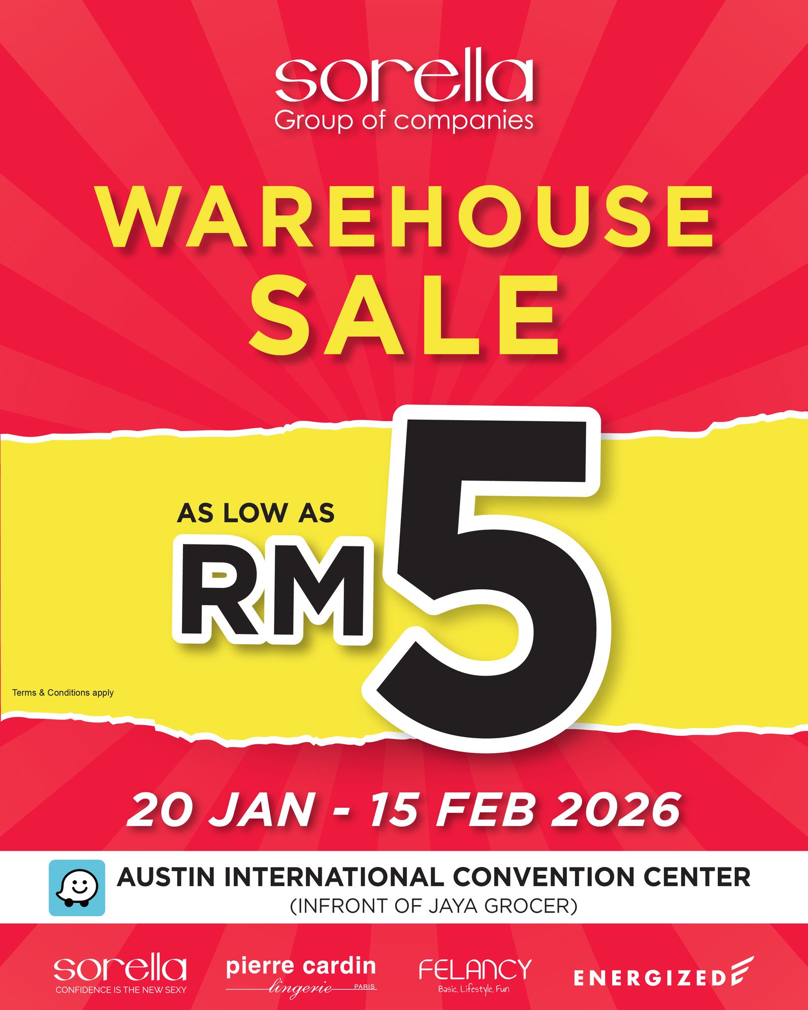 Energized - We heard you! Our first-ever warehouse sale in Johor is ...
