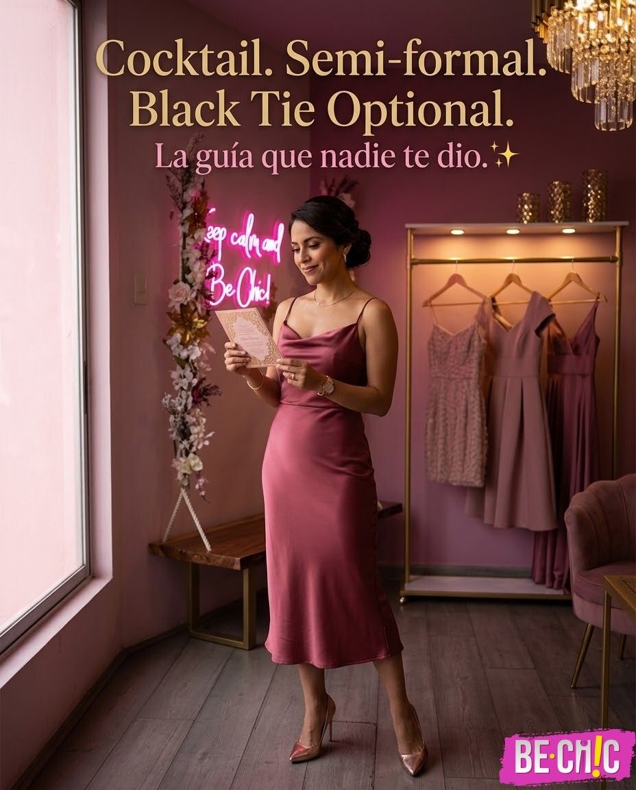 dress code semi formal mujer code: Cocktail.