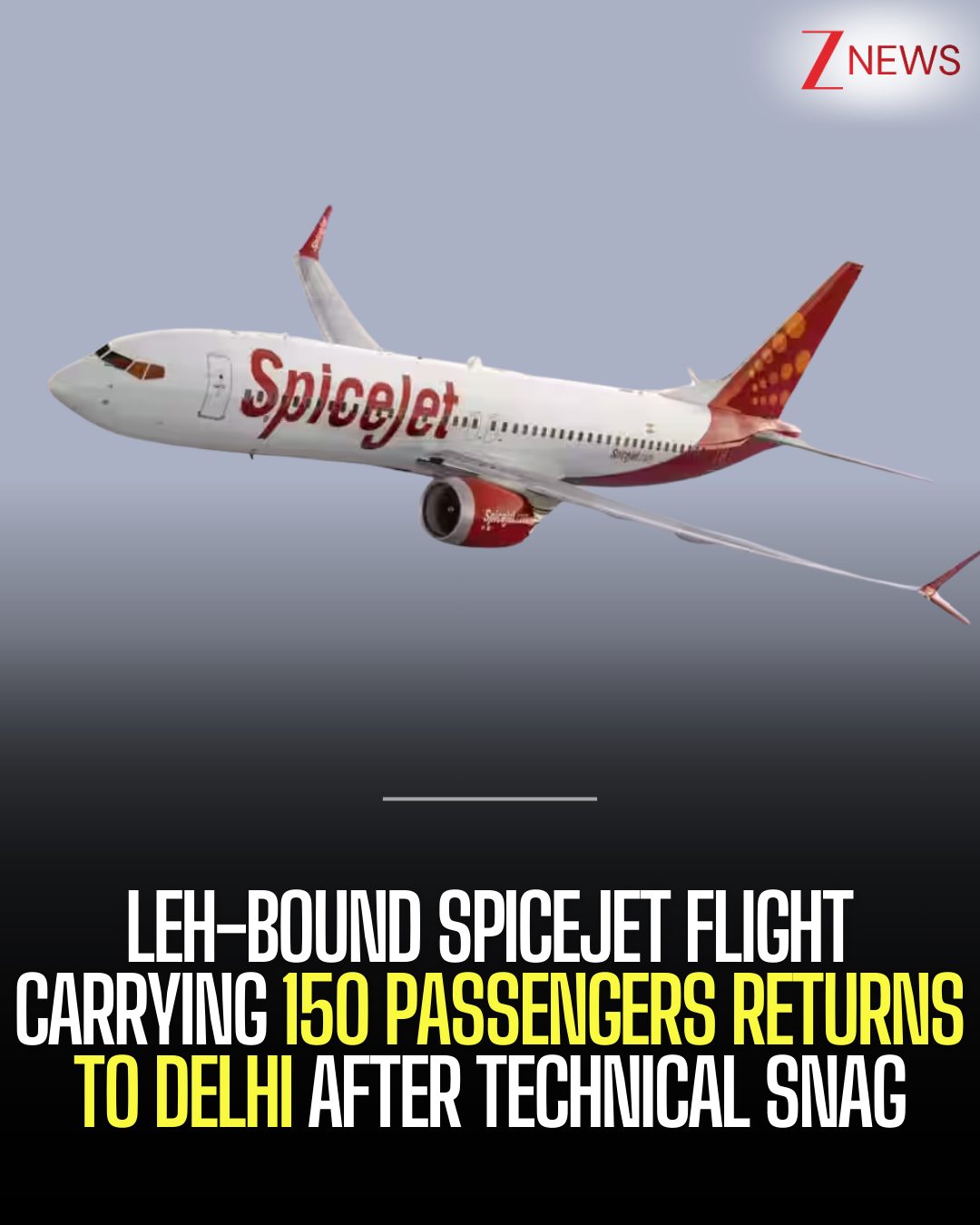 A Leh‑bound SpiceJet flight (SG121)... - Zee News English | Facebook