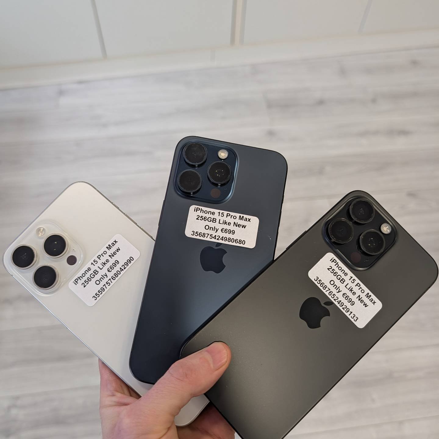 iPhone 15 Pro Max 256GB Like New now reduced to €699 Perfect 