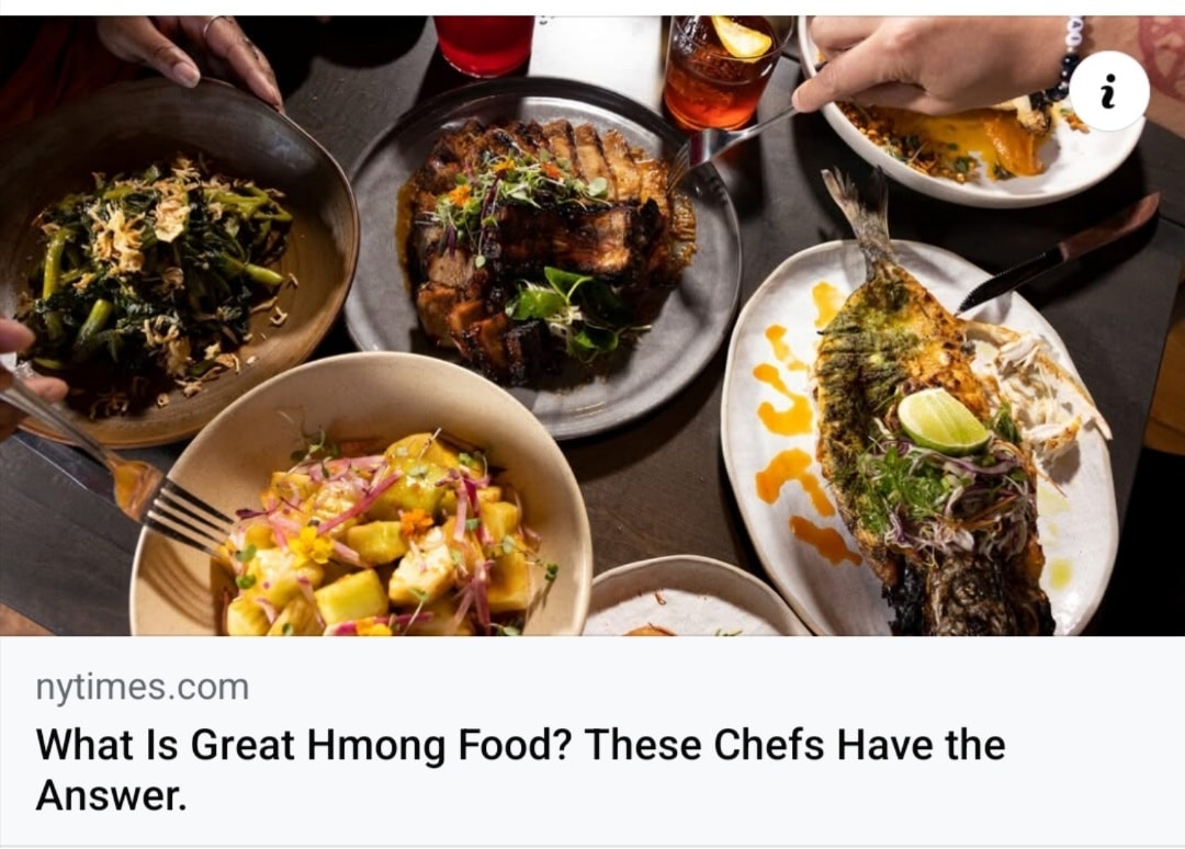Hmong - What Is Great Hmong Food? These Chefs Have the Answer. Yia Vang ...