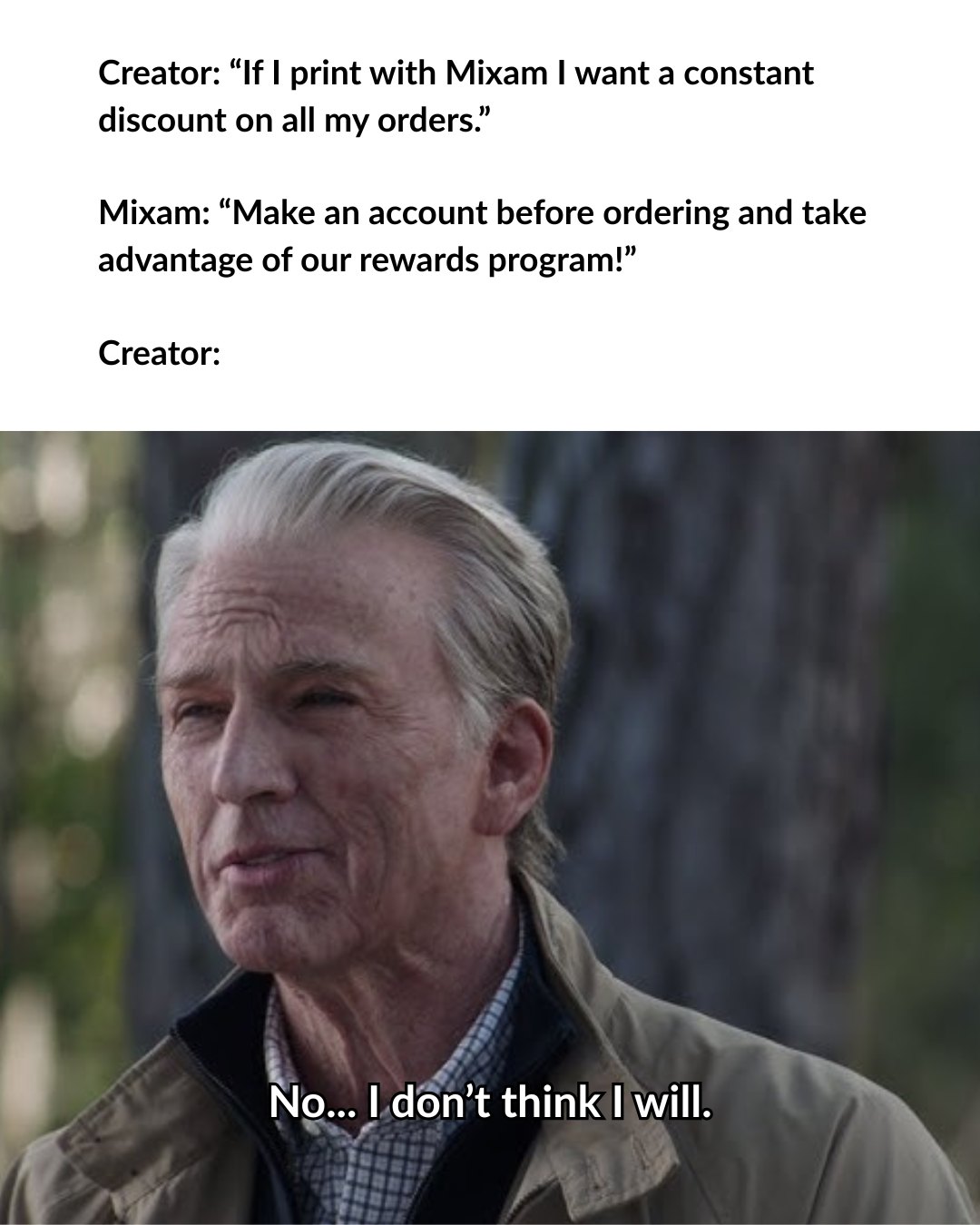 Mixam - PSA: Always remember to log in to your Mixam account before ...