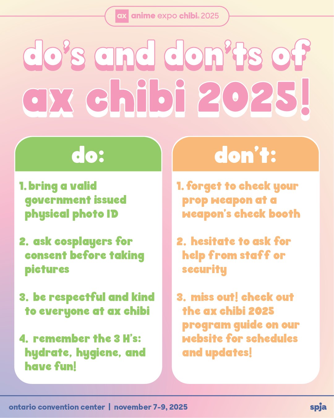 AX Chibi 2025 is ON! 💥 Before... - Ontario Convention Center | Facebook
