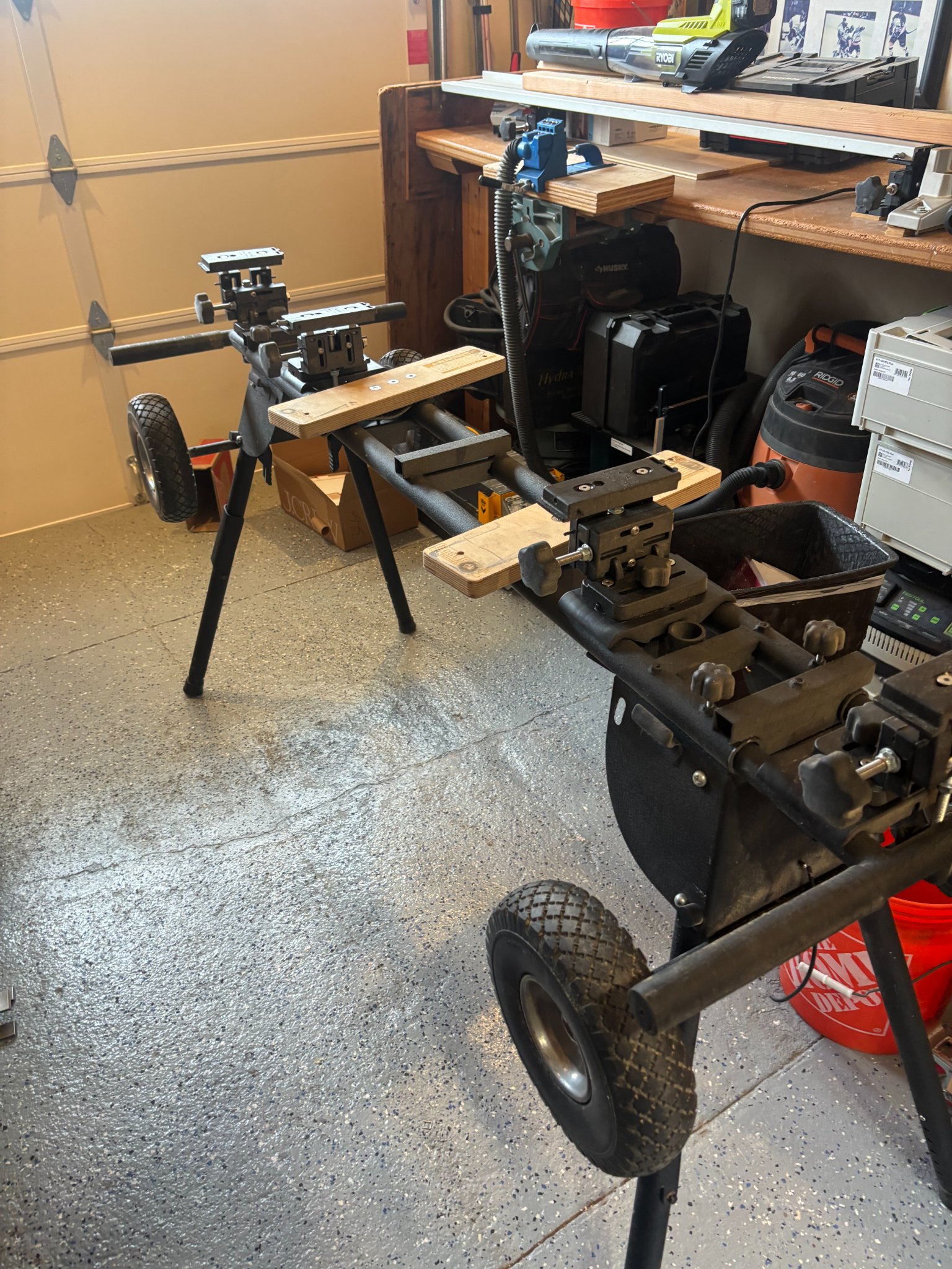 Fastcap stand with custom 6 foot extension wings on both sides - Weight ...
