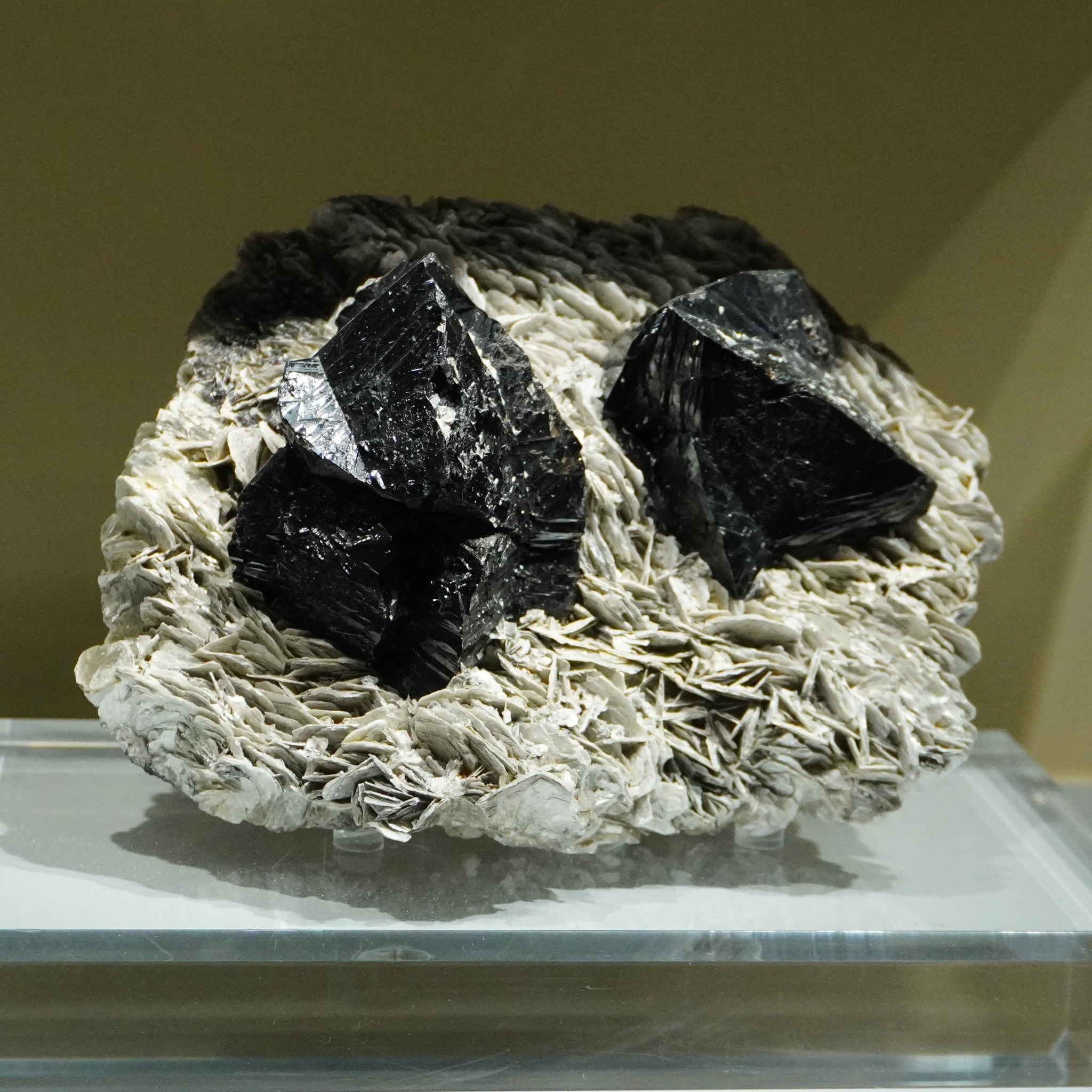 地質知識網絡 - a.長在白鐵礦上的針狀鐵明礬細晶 b.長在煤質頁岩表面之鐵明礬，平行連晶。 （a與b相片底邊長各3公分。） https ...