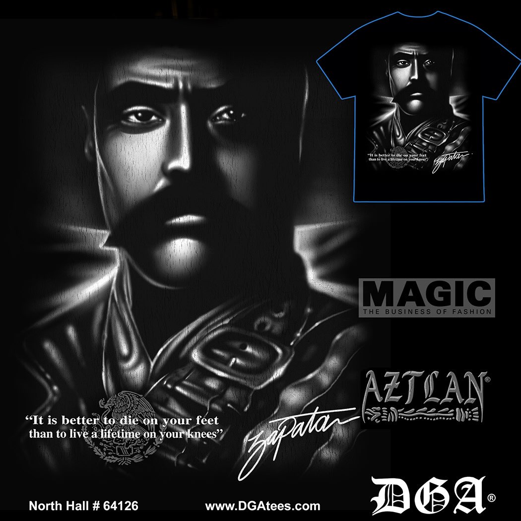 New drop from Aztlan. ZAPATA tee as part of our Spring line by DGA