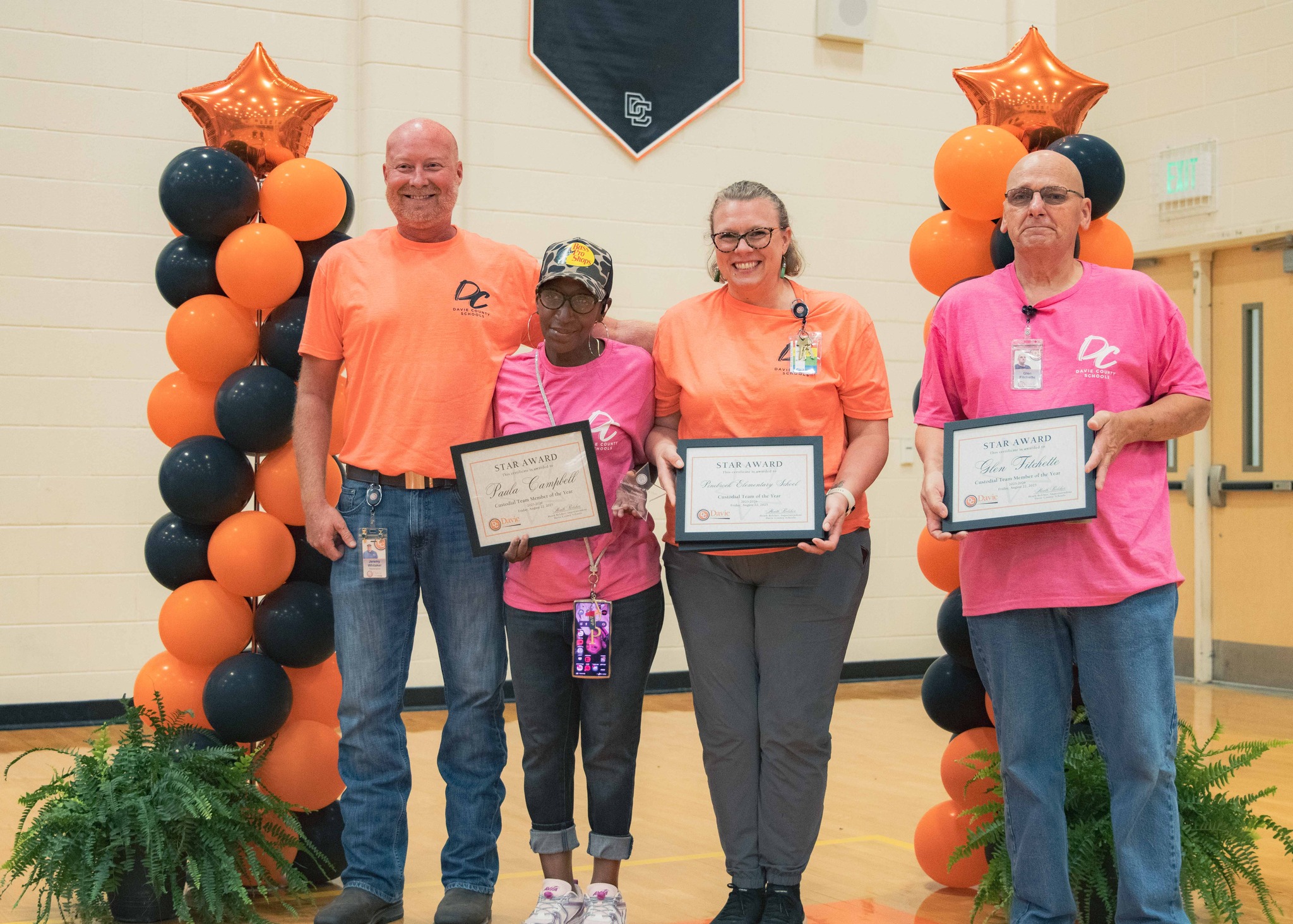 Davie - Custodial Team of the Year - Pinebrook Elementary School | Facebook