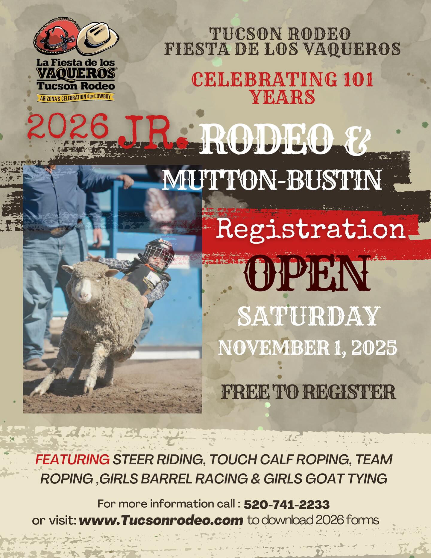 Tucson - Saddle up, young cowboys and cowgirls! 🤠🐑 Registration for the ...