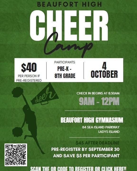 Bluffton - Bluffton High School will be hosting a cheer camp on October ...