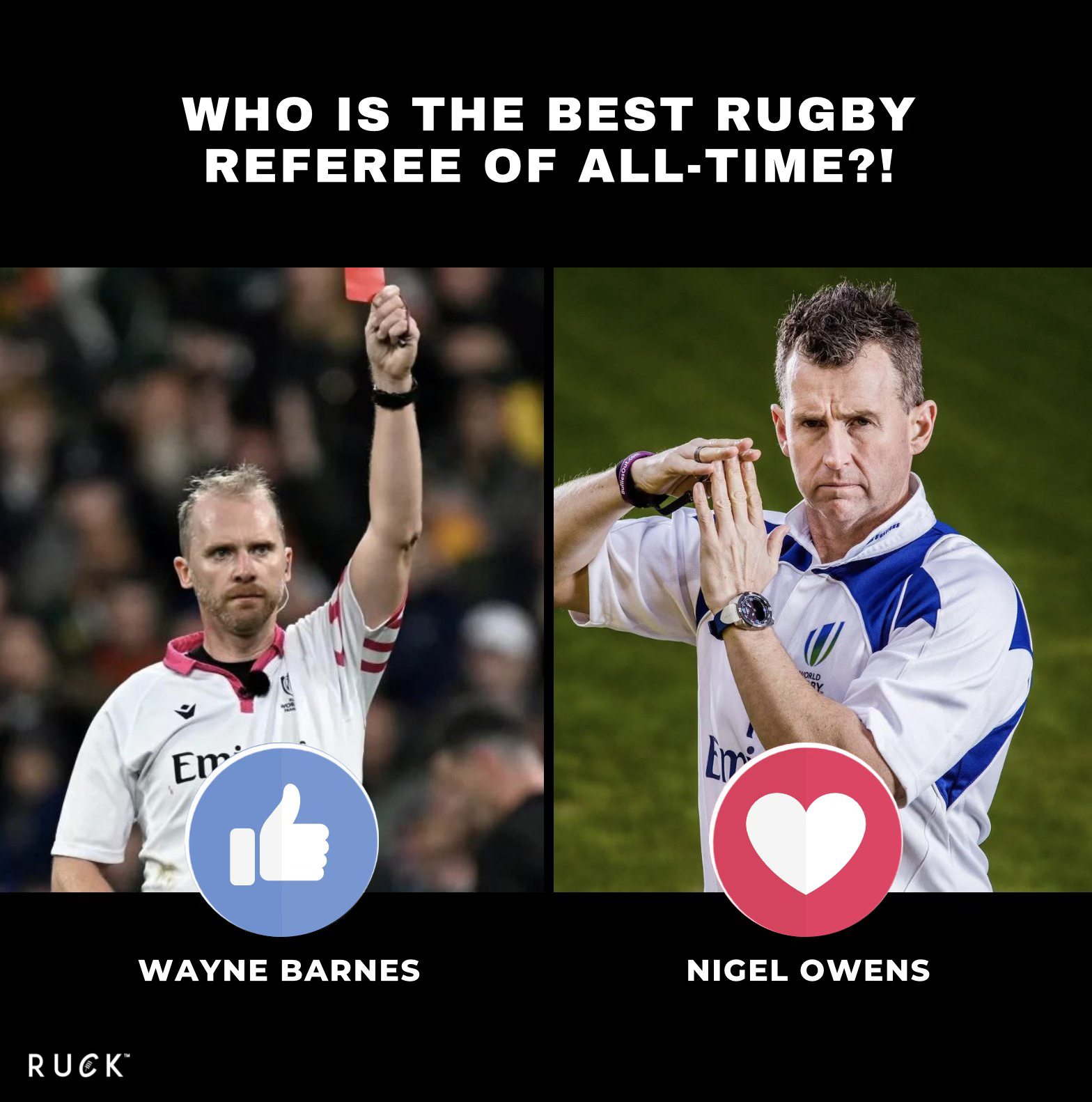 Ruck.co.uk - Who is the best rugby ref of all-time?!👀 | Facebook