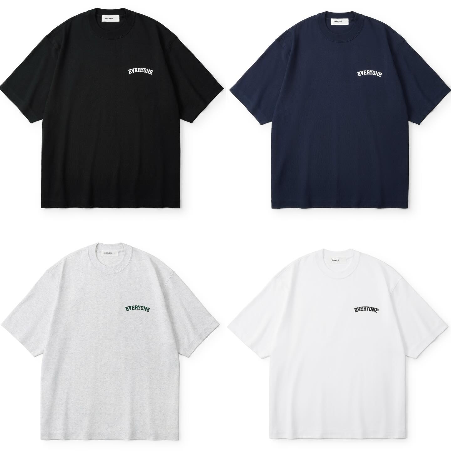 everyone collegiate logo tee shirt 100% Cotton Original Body 