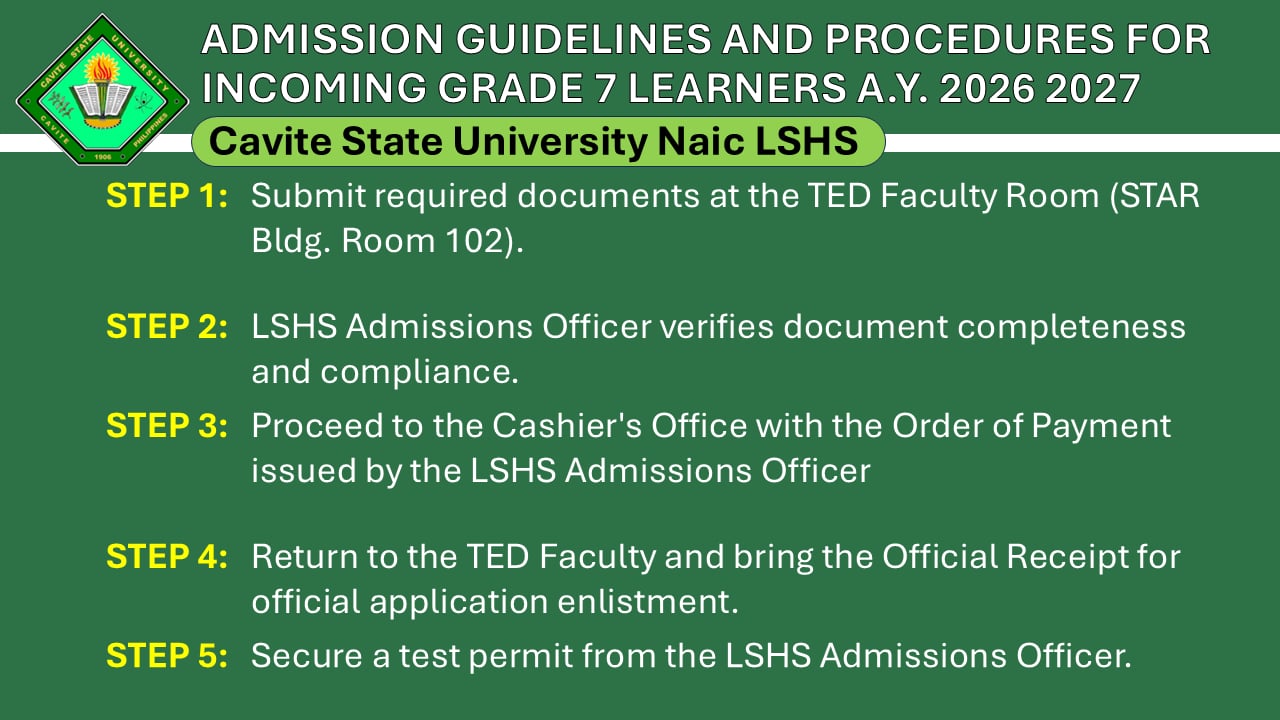 𝐂𝐯𝐒𝐔 𝐍𝐀𝐈𝐂 𝐈𝐒 𝐇𝐈𝐑𝐈𝐍𝐆!... - Cavite State University - Naic | Facebook