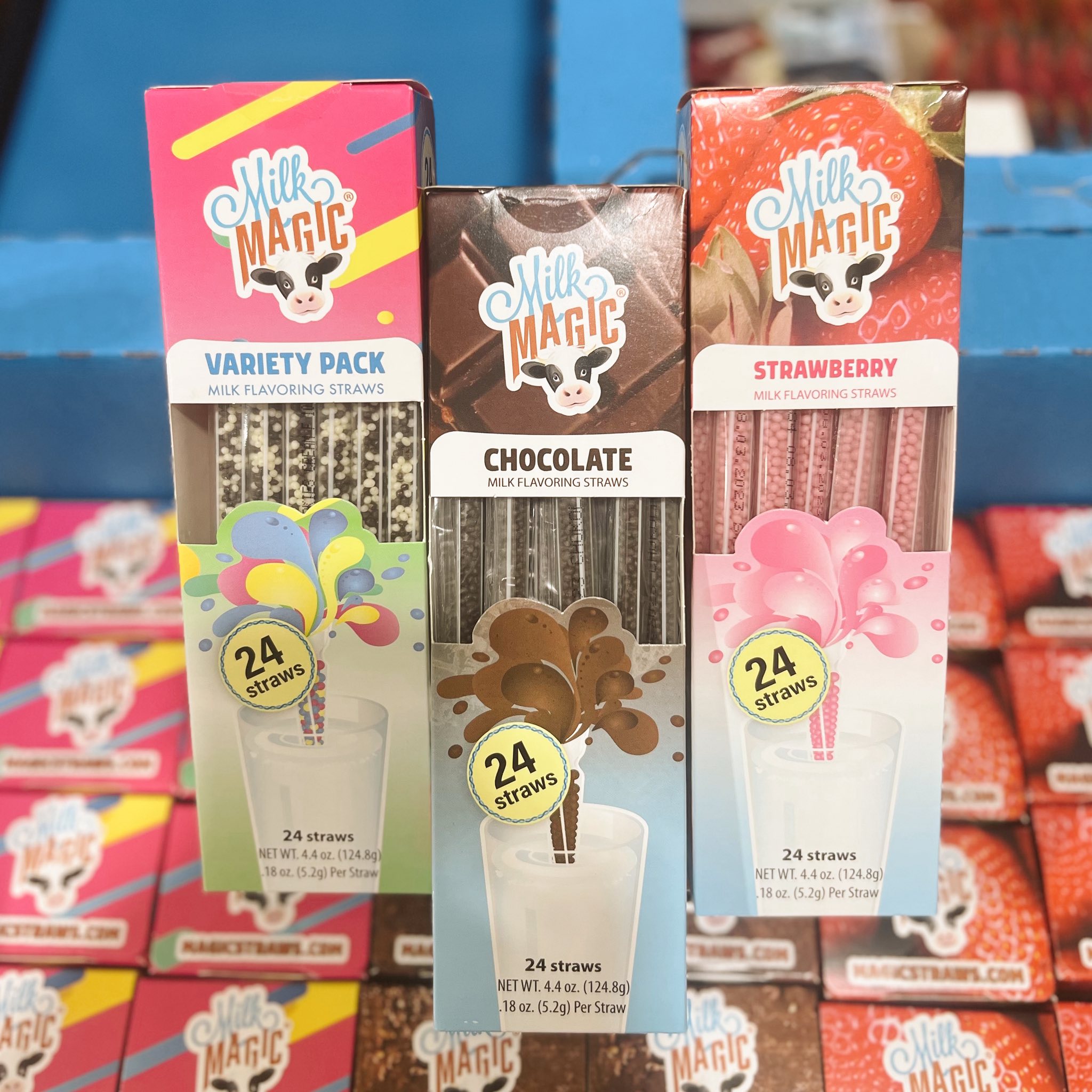 Milk Magic and Water Magic flavor straws now available