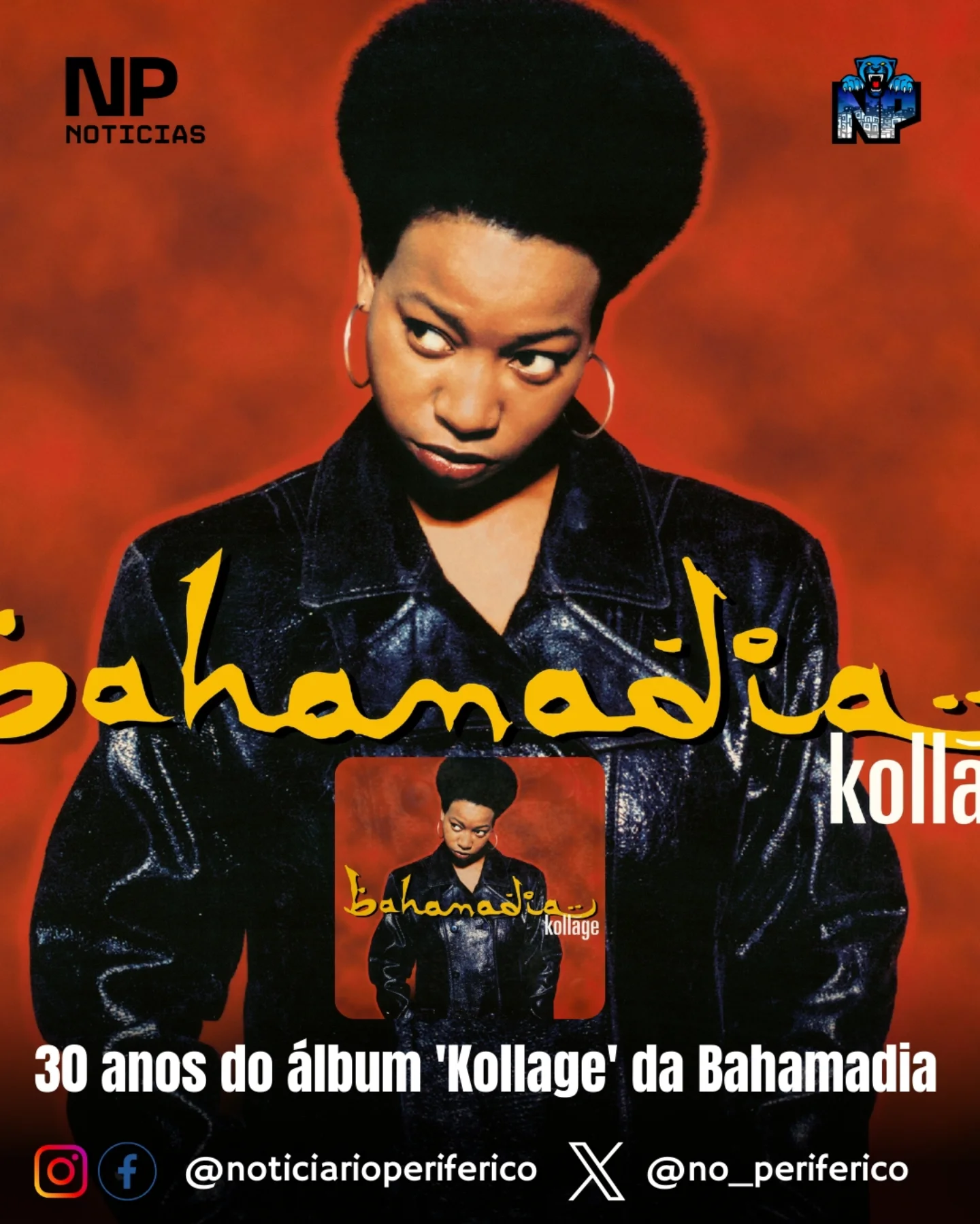 Noticiario - Lançado em 1996, Kollage, da Bahamadia, completa três 