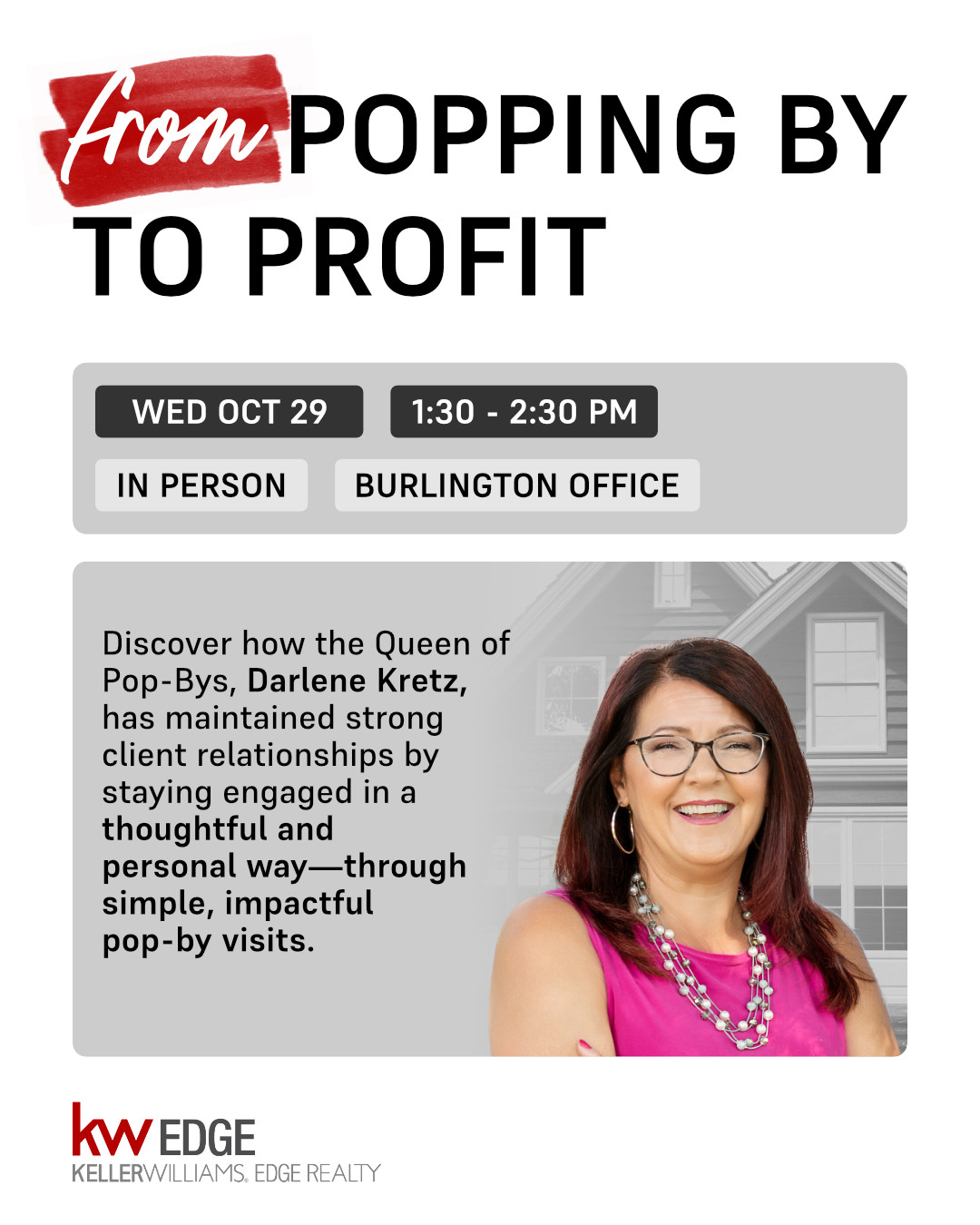 Keller Williams Edge Realty, Brokerage - Fill up your calendars with ...