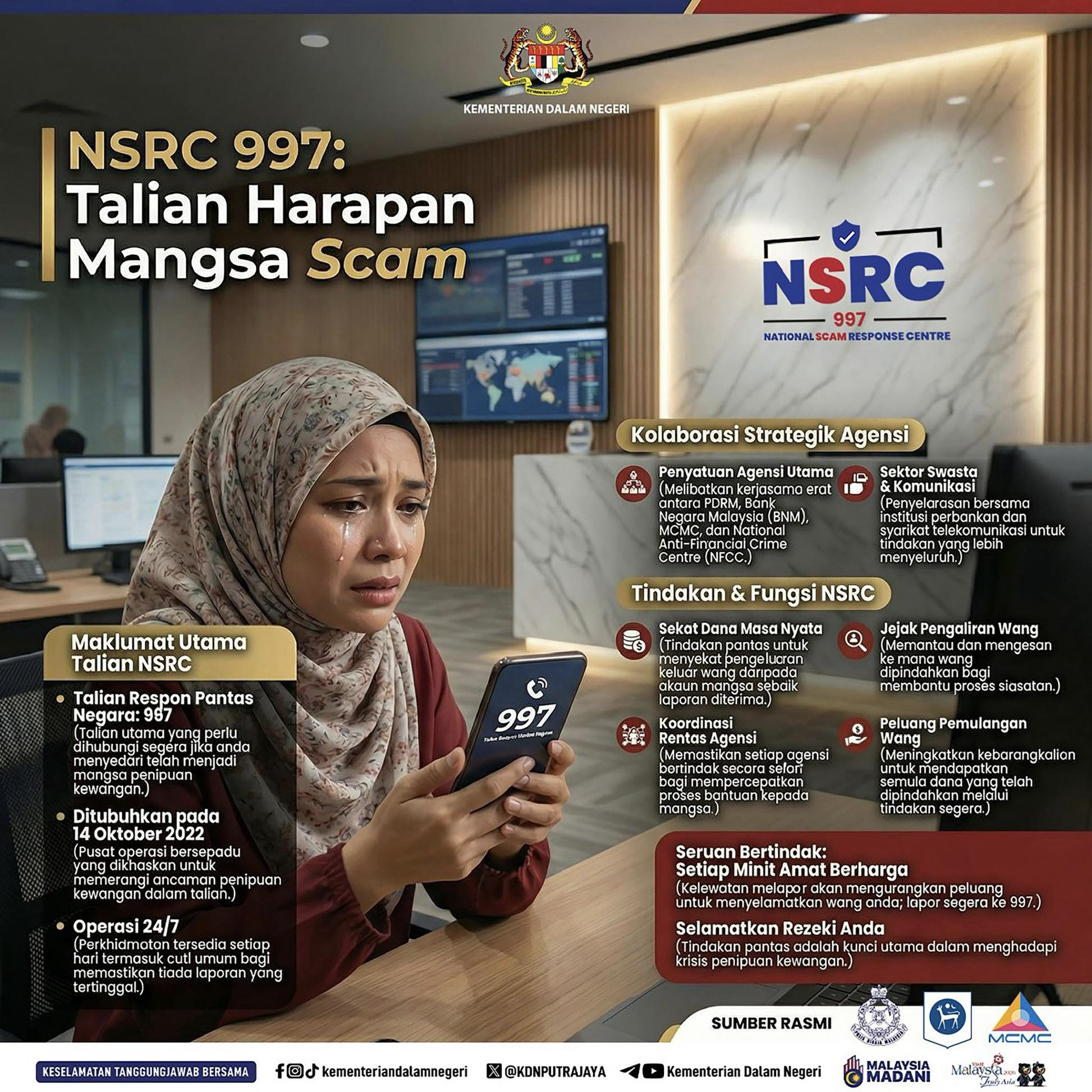 🚨 NSRC 997: TALIAN... - Kementerian Dalam Negeri (KDN) | Facebook