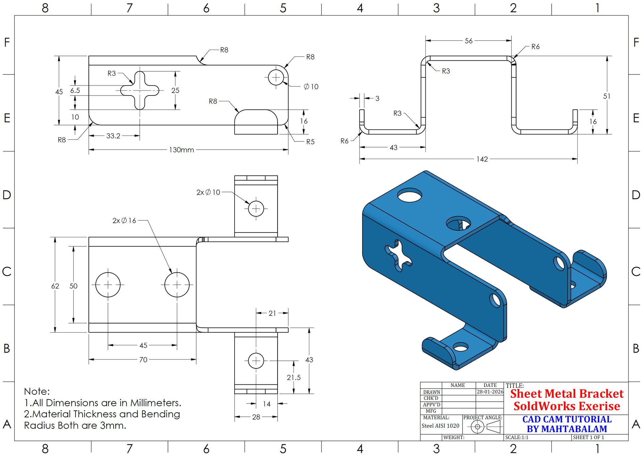 CAD CAM Tutorial By Mahtabalam