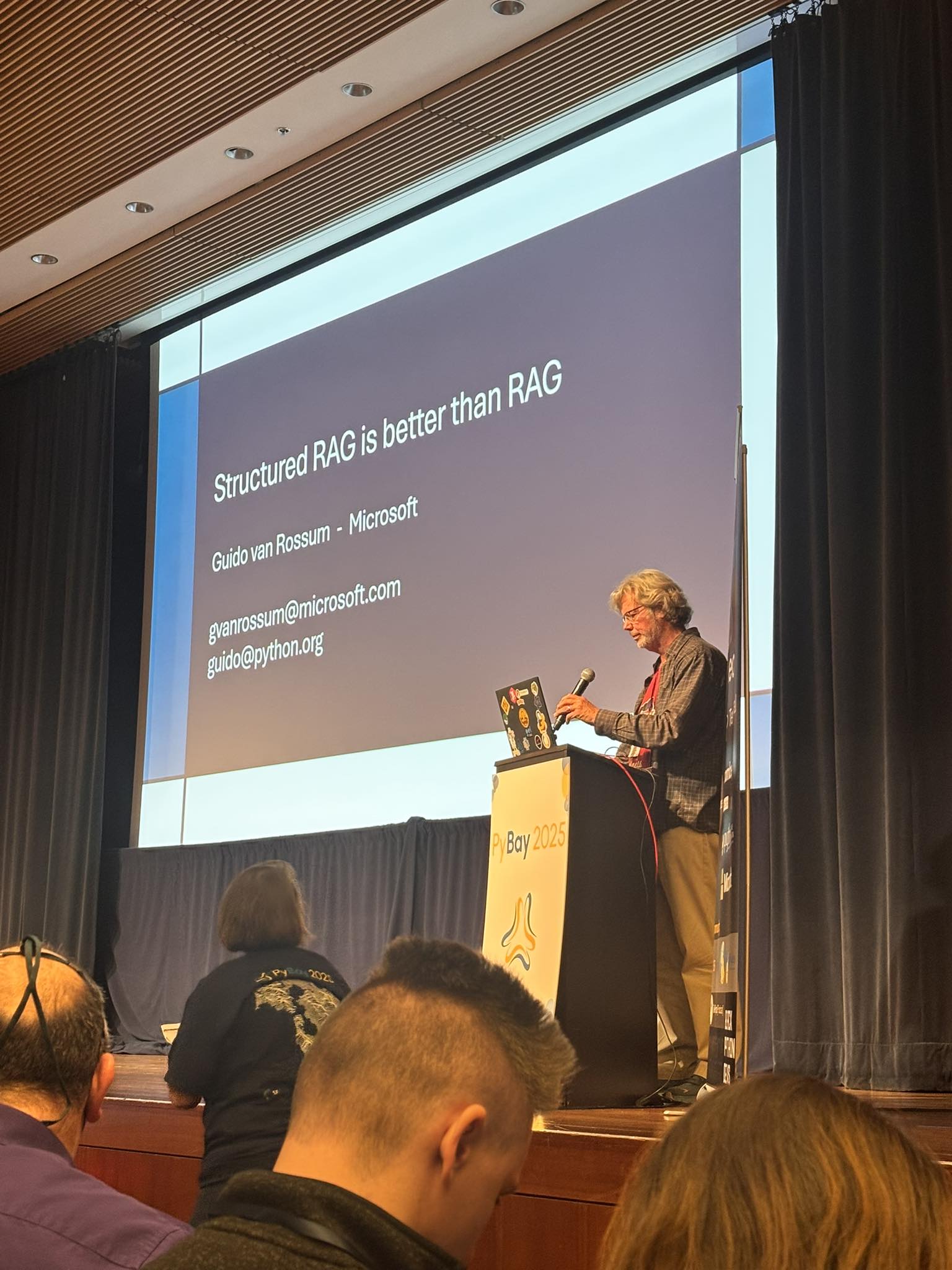 Armielyn - The creator of Python is in the house. Guido Van Rossum ...