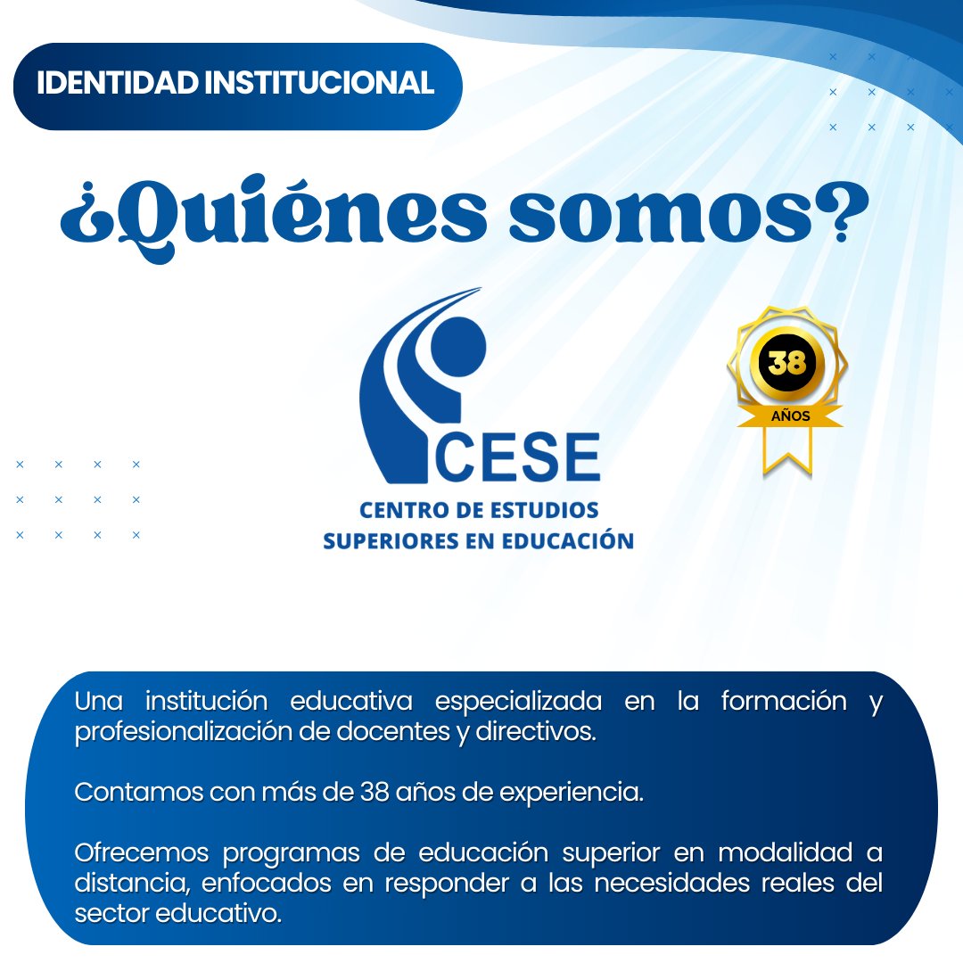 Centro de... - Centro de Estudios Superiores en Educación