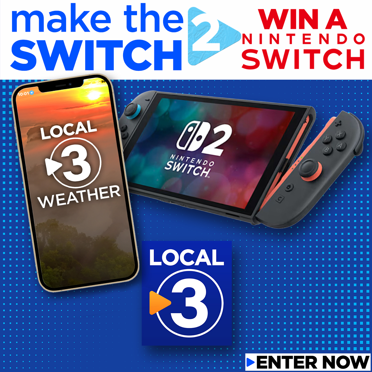 Local - Switch to the Local 3 Weather App and you could win a Nintendo ...