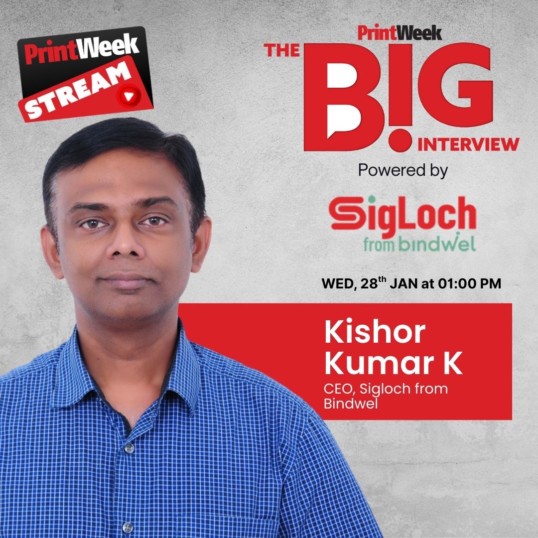PrintWeek - Going live soon! On The Big Interview, Kishor Kumar K, CEO ...