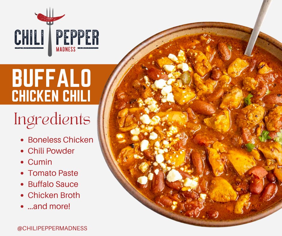 Chili - This award-winning buffalo chicken chili recipe is bold, spicy ...