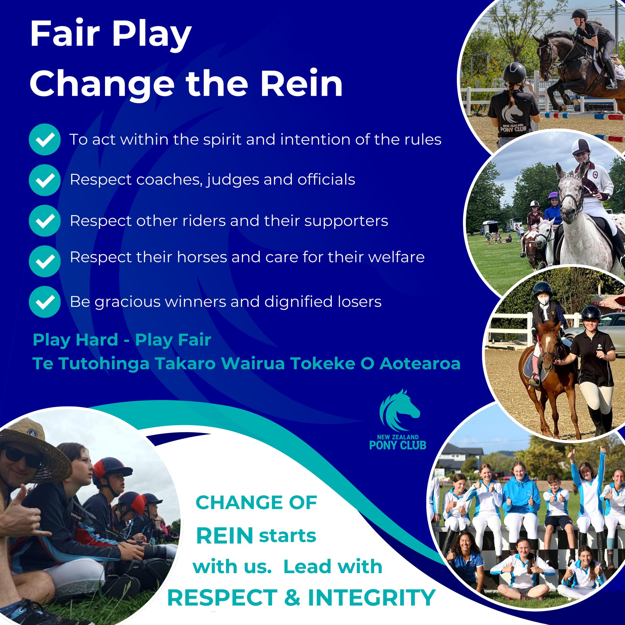 New - FAIR PLAY – CHANGE OF REIN At NZPCA, fair play isn’t just ...