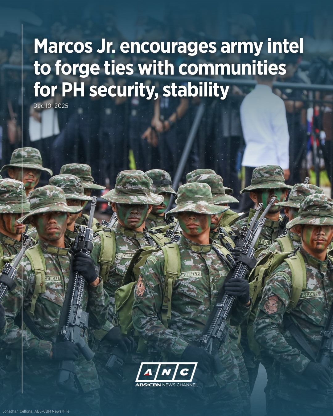 ABS-CBN - President Ferdinand Marcos, Jr. led the first-ever Battalion ...